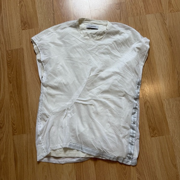 KIKO KOSTADINOV Inex Mesh Sleeveless Top Off White Size 50 VGUC - Picture 6 of 7